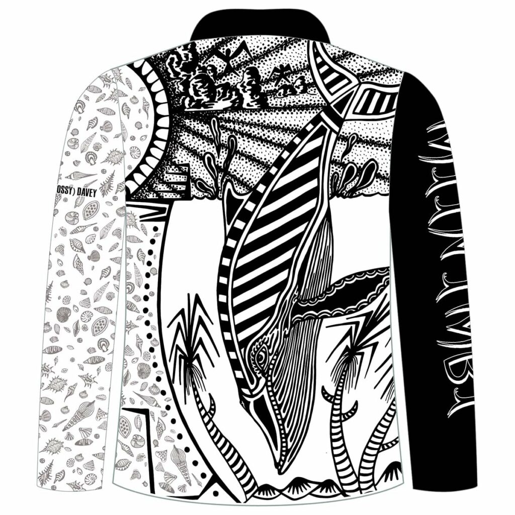 Miinimbi Fishing Shirt Long Sleeve Back Miinimbi - Fishing Shirt