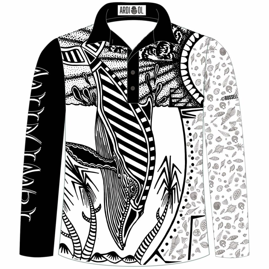 Miinimbi Fishing Shirt Long Sleeve Front Miinimbi - Fishing Shirt