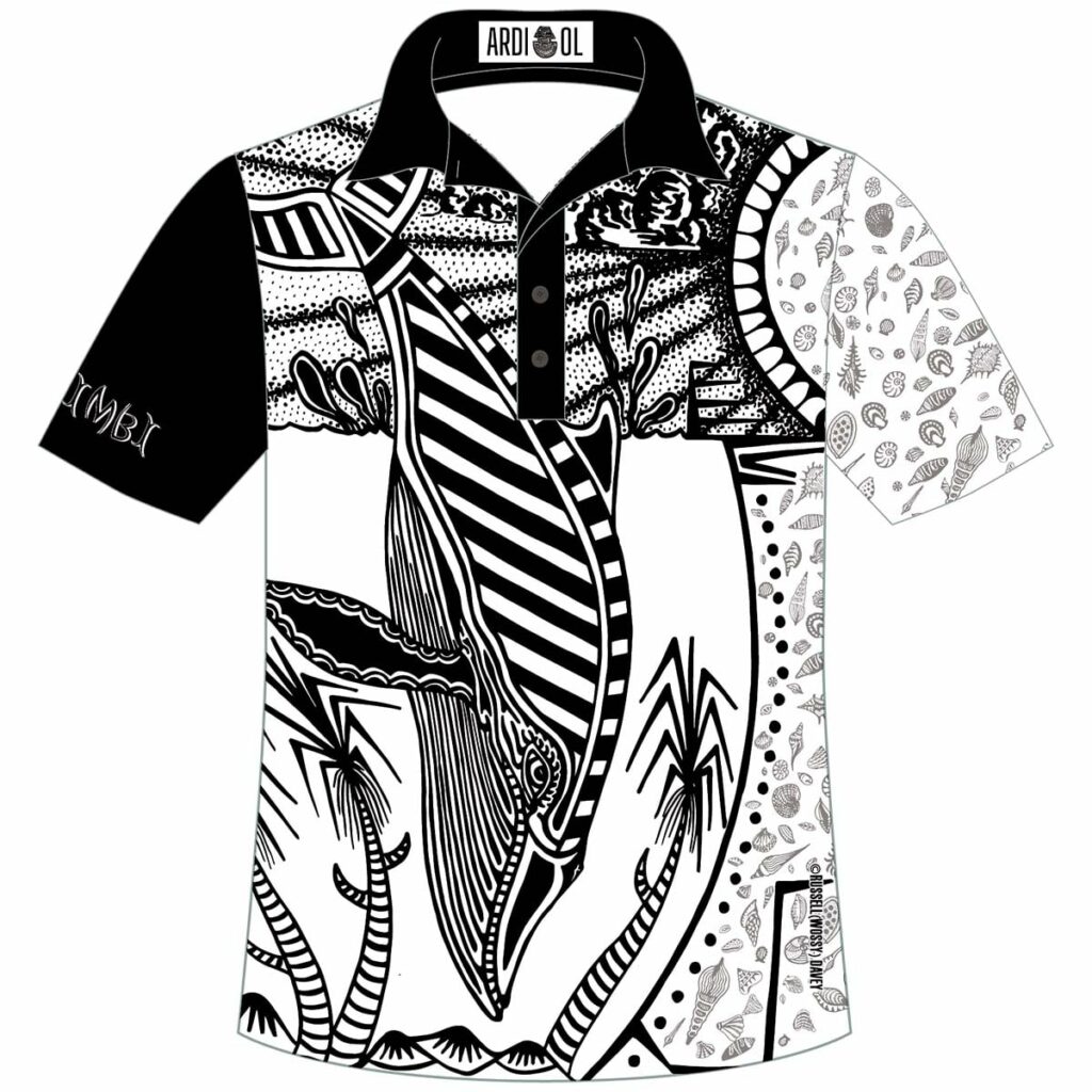 Miinimbi Fishing Shirt Short Sleeve Front Miinimbi - Fishing Shirt